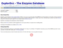 Tablet Screenshot of enzyme-database.org